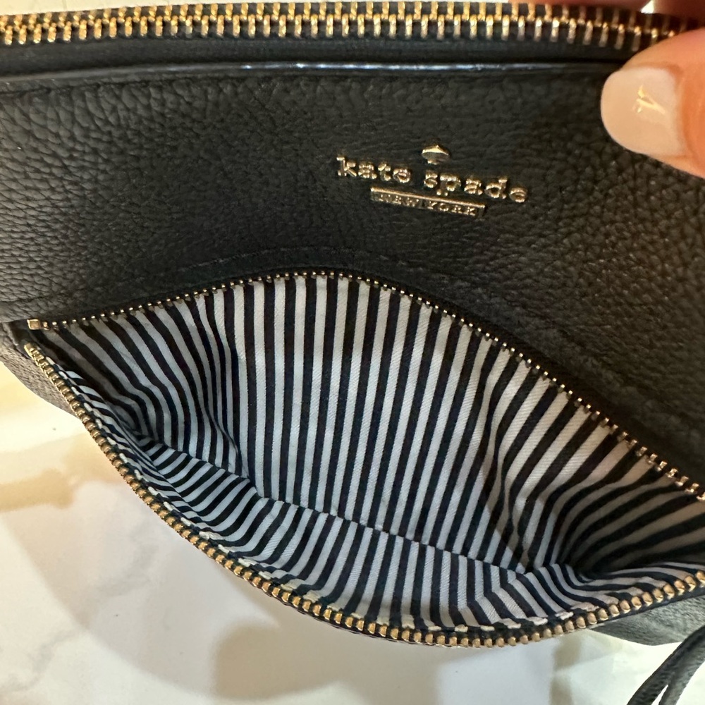 Kate Spade Black Leather Crossbody Bag - Picture 6 of 9